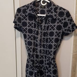 Banana Republic shirt dress w/waist tie sz 6P